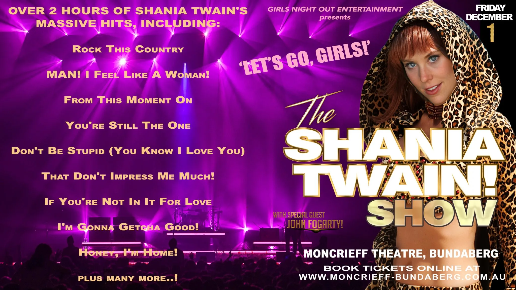 THE SHANIA TWAIN! SHOW, Australia's Best Shania Twain Tribute Show!